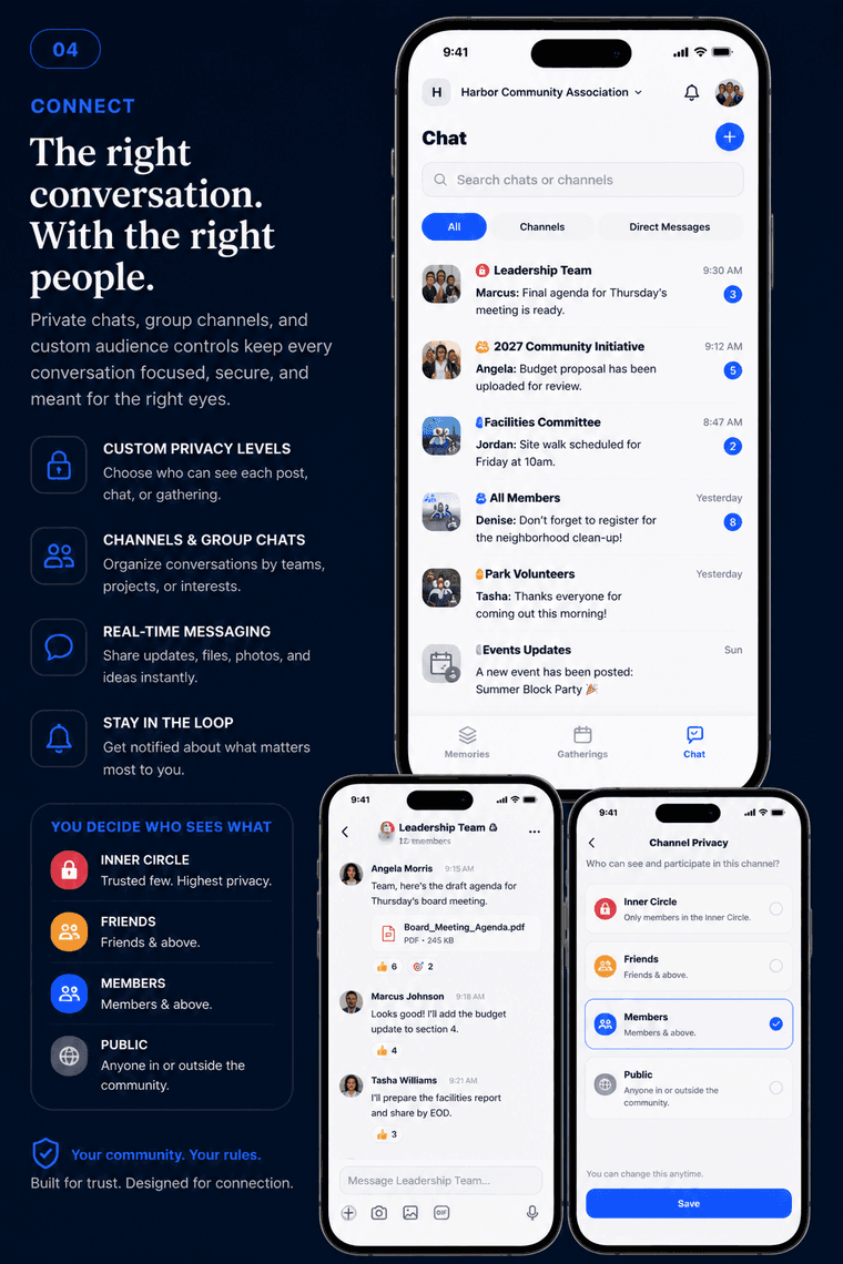 Conversation in Gather